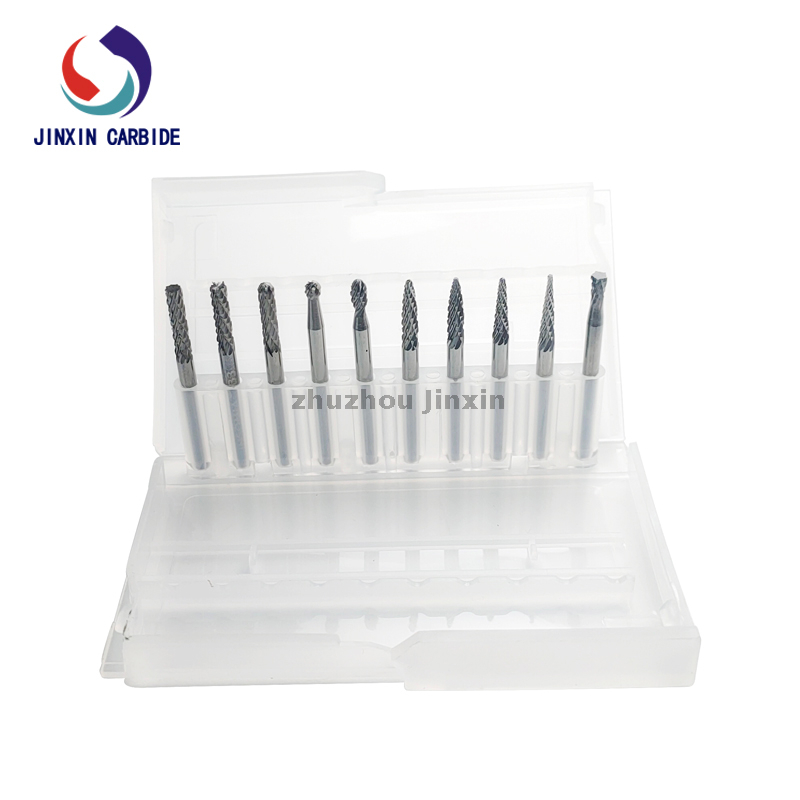 Set di frese rotative in crabide di tungsteno da 10 pezzi di vendita calda 3*6