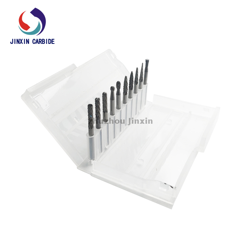 Set di frese rotative in crabide di tungsteno da 10 pezzi di vendita calda 3*6