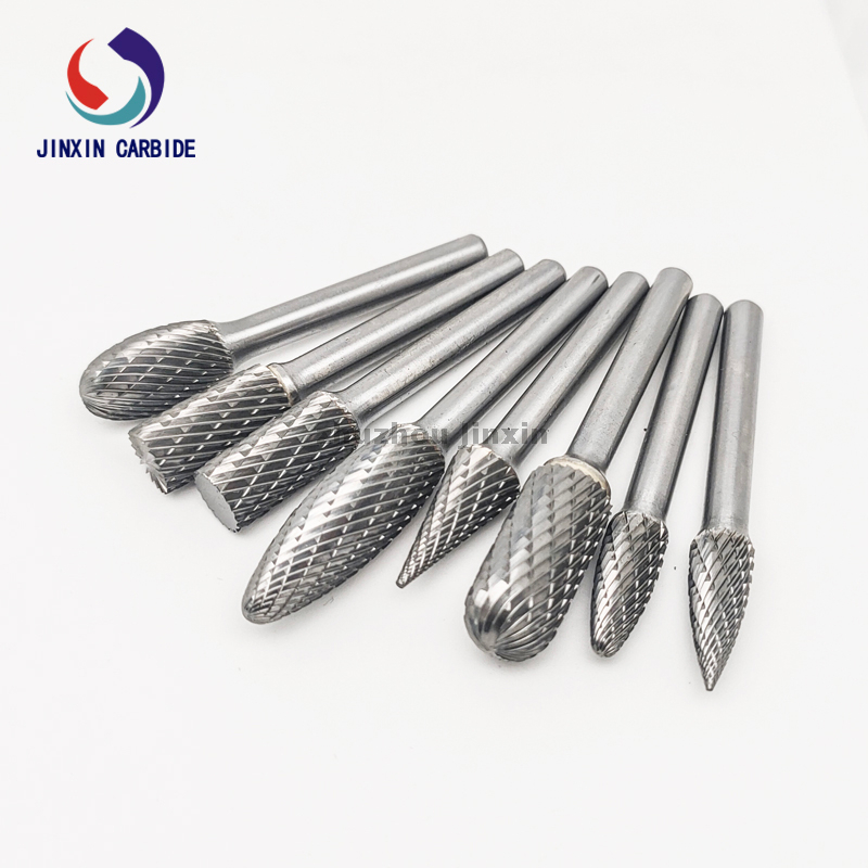 Stinco da 6 mm 8pcs set di barate rotanti in carburo di tungsteno con scatola di alluminio