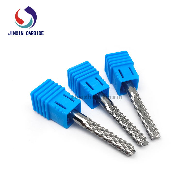 Fresa per denti di mais in carburo di tungsteno 4 * 25 * 50mm per circuito stampato PCB
