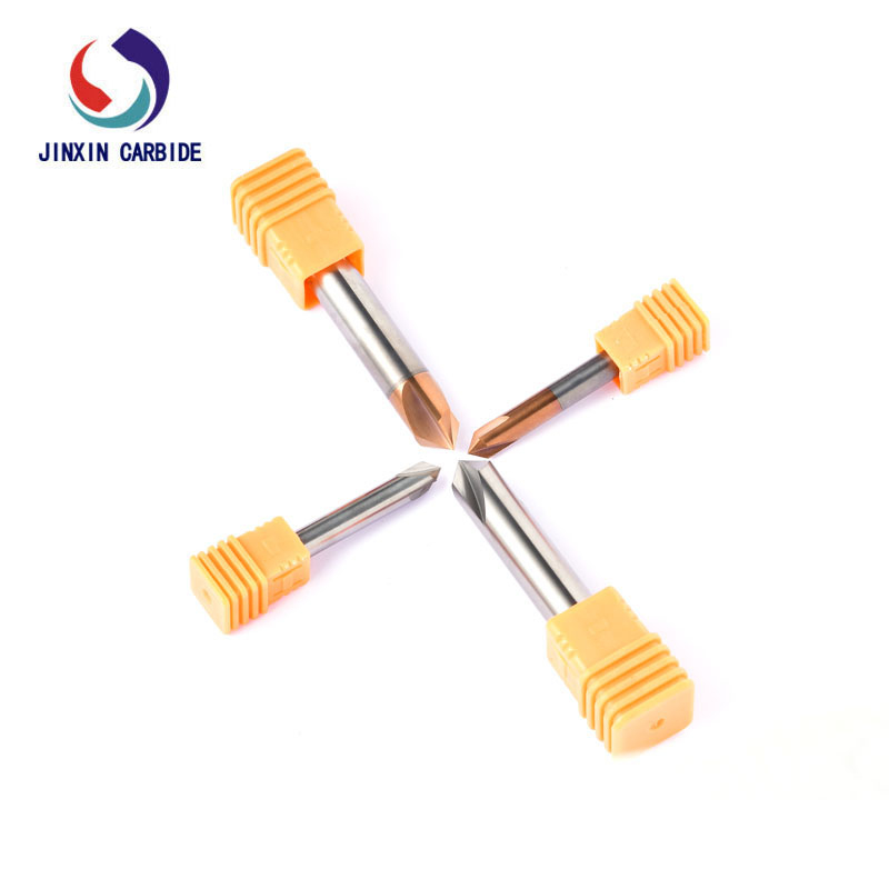 Fresa per smussatura in metallo duro integrale disponibile a 90° / 60° / 45° ad alta efficienza